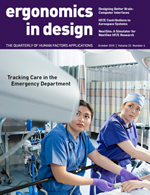 Ergonomics in Design: The Quarterly of Human Factors Applications