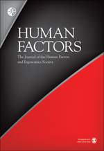 HHuman Factors: The Journal of the Human Factors and Ergonomics Society